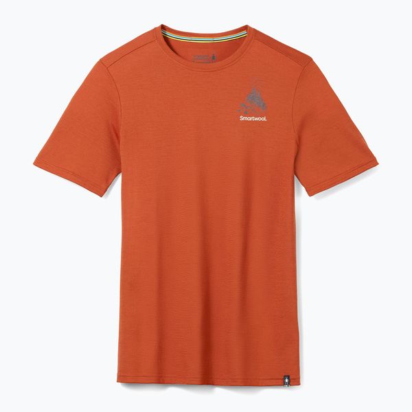 Smartwool Мъжка тениска Smartwool Wilderness Summit Graphic Tee brown trekking shirt 16673