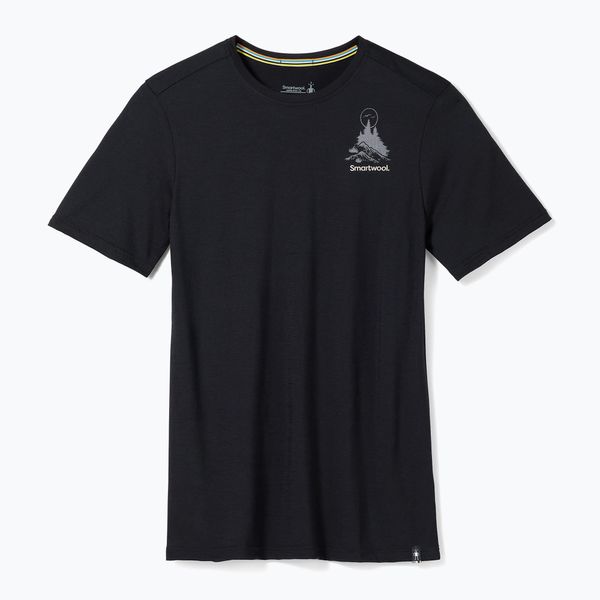 Smartwool Мъжка тениска Smartwool Wilderness Summit Graphic Tee trekking shirt black 16673