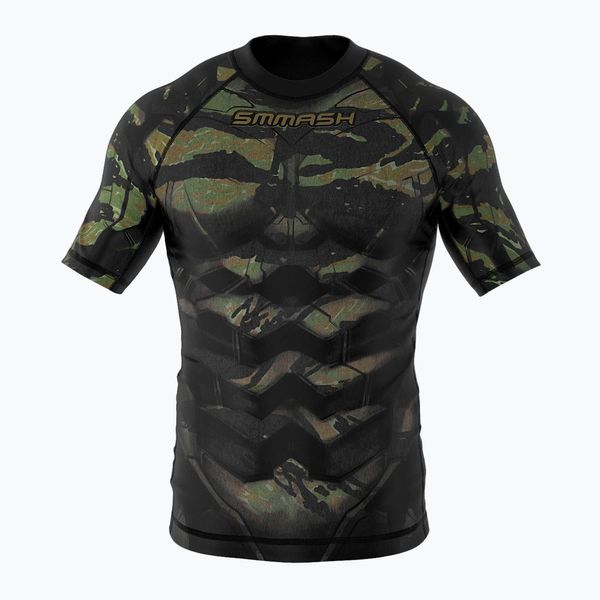 SMMASH SMMASH Tiger Armour мъжки Rashguard зелен RSO2