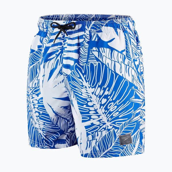 Speedo Мъжки къси панталони за плуване Speedo Printed Leisure 16, сини 68-12837F958