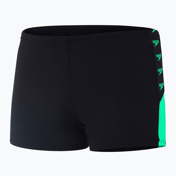 Speedo Speedo Boom Logo Splice мъжки къси панталони за плуване в черно и зелено