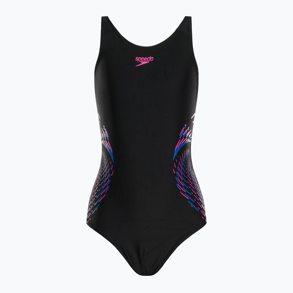 Speedo Speedo Детски бански костюм от една част с пластизол Muscleback черен 8-0832414379