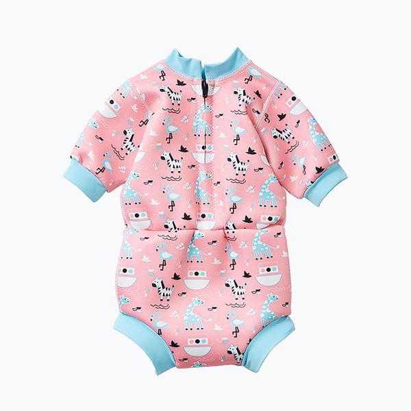 Splash About Детска пяна за плуване Splash About Happy Nappy Nina's Ark 1mm pink HNWNAL