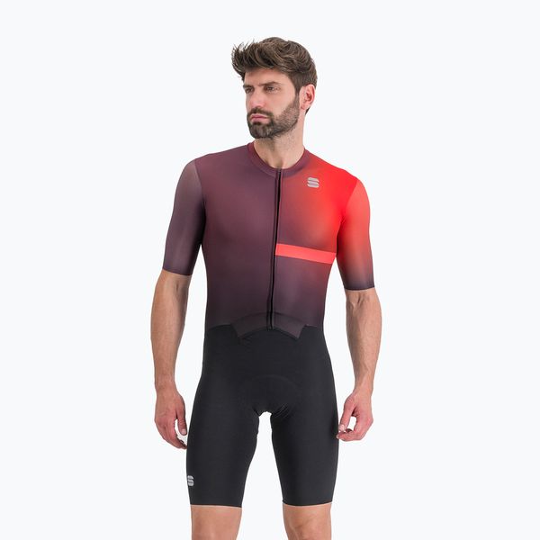 Sportful Мъжки велосипеден костюм Sportful Bomber orange/black 1122028.623