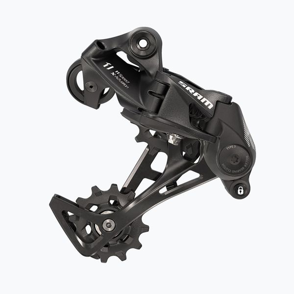 SRAM Заден дерайльор SRAM AM RD NX 1X11SPD Дълъг сепаратор черен 00.7518.092.000