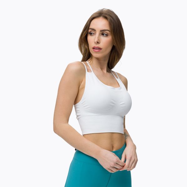 STRONG POINT Тренировъчен топ с чашки STRONG POINT Shape & Comfort бял 1136