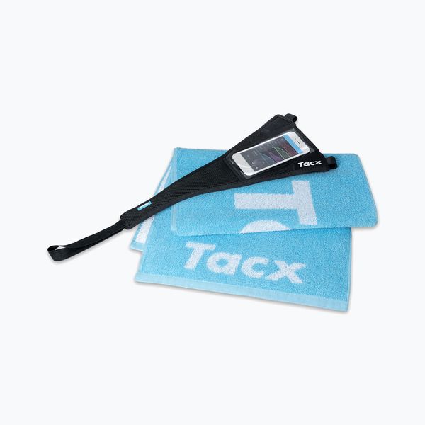 Tacx Потник за велосипед с джоб за телефон и кърпа Tacx черен T2935