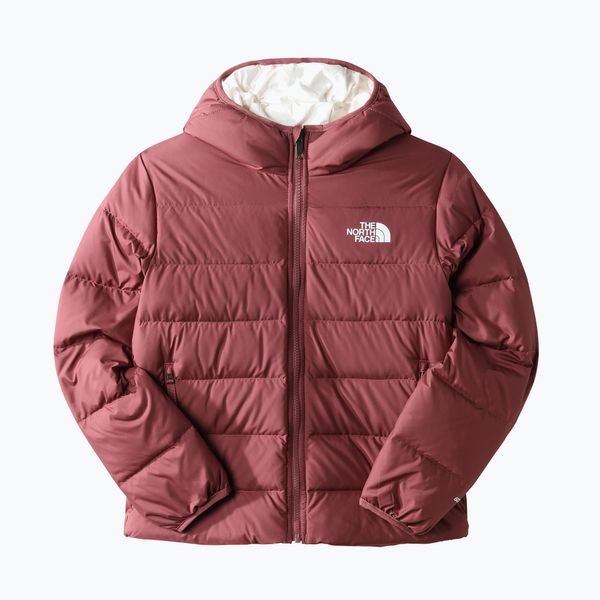 The North Face Детско пухено яке The North Face Printed Revrs North Down Hooded pink NF0A7WOY6R41
