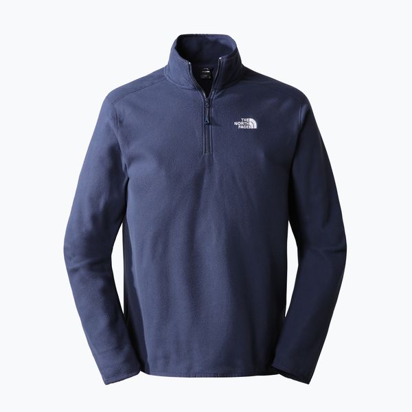 The North Face Мъжки поларен суитшърт The North Face 100 Glacier 1/4 Zip navy blue NF0A5IHP8K21