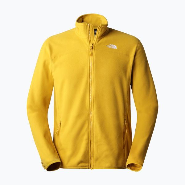 The North Face Мъжки поларен суитшърт The North Face 100 Glacier FZ yellow NF0A5IHQH9D1