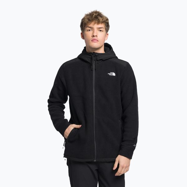 The North Face Мъжки поларен суитшърт The North Face Alpine Polartec 200 FZ с качулка черен NF0A7UJ7KX71