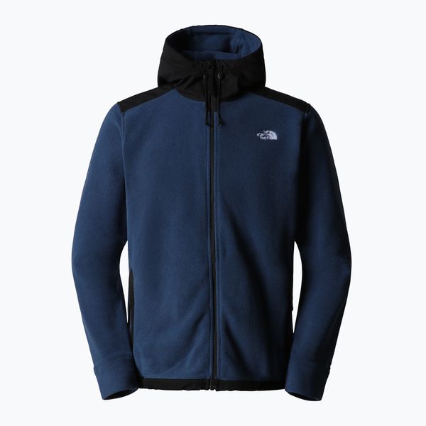 The North Face Мъжки поларен суитшърт The North Face Alpine Polartec 200 FZ с качулка тъмносин NF0A7UJ7MPF1