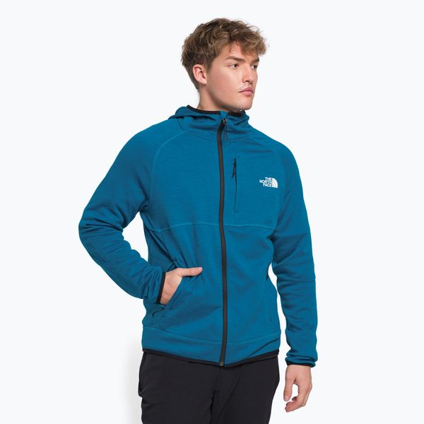 The North Face Мъжки поларен суитшърт The North Face Canyonlands FZ blue NF0A5G9UHRN1