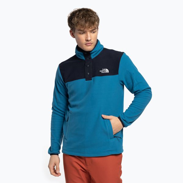 The North Face Мъжки поларен суитшърт The North Face Homesafe Snap Neck blue NF0A55HM49C1