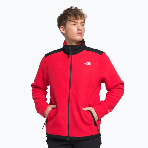 The North Face Мъжки суитшърт The North Face Alpine Polartec 200 FZ от полар червен NF0A7WWLKZ31