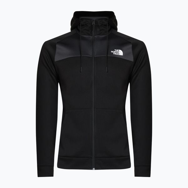 The North Face Мъжки суитшърт The North Face Reaxion Fleece F/Z Hoodie black/grey NF0A7Z9OKT01
