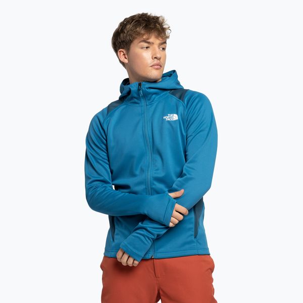 The North Face Мъжки суитшърт за трекинг The North Face AO Midlayer FZ Hoodie blue NF0A5IMG5E91