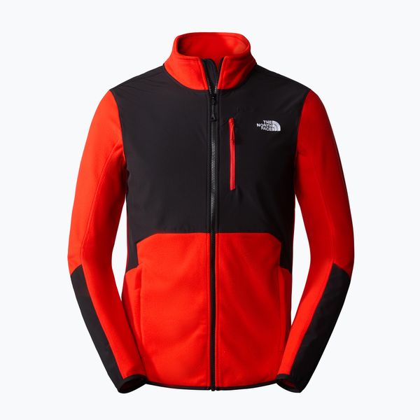 The North Face Мъжки суитшърт за трекинг The North Face Glacier Pro FZ red NF0A5IHSWU51