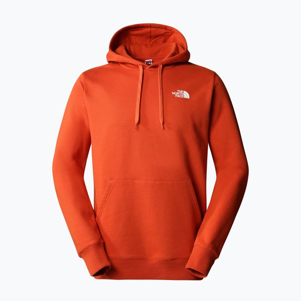 The North Face Мъжки суитшърт за трекинг The North Face Outdoor Graphic Hoodie Light orange NF0A827ILV41