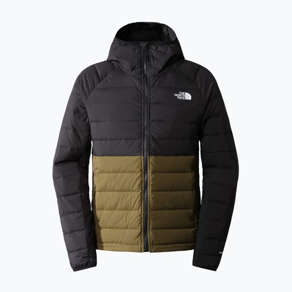 The North Face Мъжко пухено яке The North Face Belleview Stretch Down Hoodie black-green NF0A7UJE4Q61