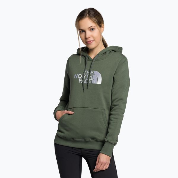 The North Face Суитшърт за трекинг за жени The North Face Drew Peak Pullover Hoodie green NF0A55ECNYC1