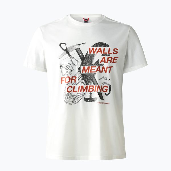 The North Face The North Face Outdoor Graphic SS мъжка риза за трекинг бяла Outdoor Graphic SS