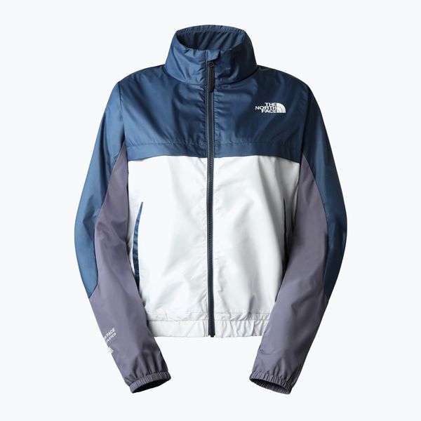 The North Face Ветрозащитно яке за жени The North Face MA Wind Full Zip white-purple-blue NF0A825DIKC1