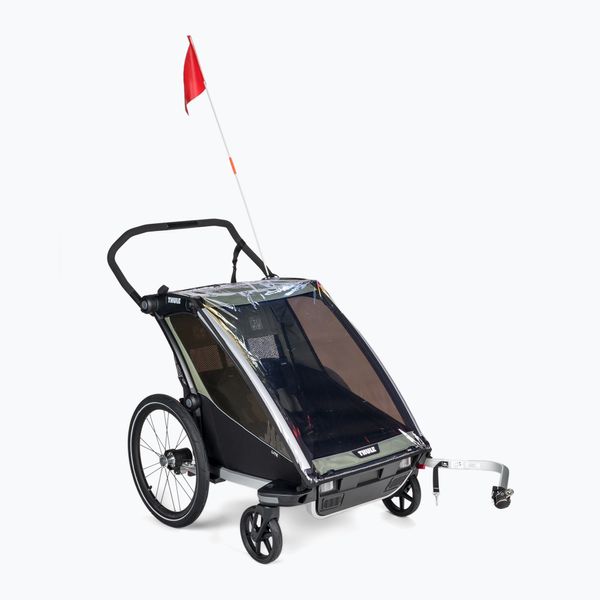 Thule Двуместно ремарке за велосипед Thule Chariot Lite, зелено 10203022