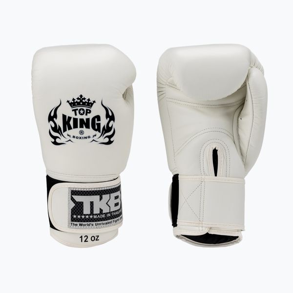 Top King Top King Muay Thai Ultimate боксови ръкавици бели TKBGUV-WH