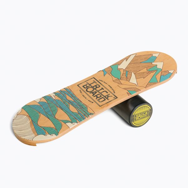 Trickboard Trickboard All Season бежово-синя дъска за балансиране TB-17179