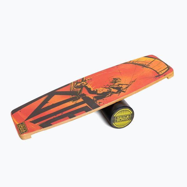 Trickboard Трикборд Wake & Ktie Pro оранжева дъска за баланс с ролка TB-17865