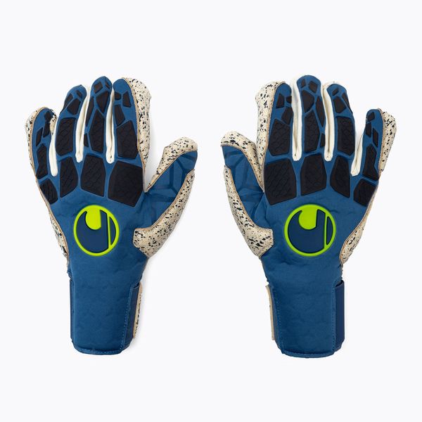 uhlsport Uhlsport Hyperact Supergrip+ сини вратарски ръкавици 101122901