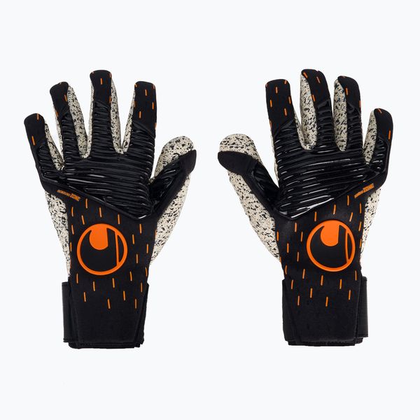 uhlsport Uhlsport Speed Contact Supergrip+ Finger Surround вратарски ръкавици черно-бели 101126001