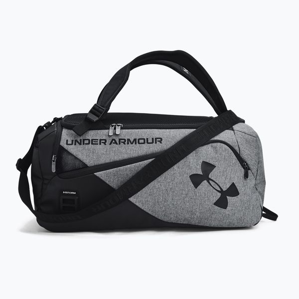 Under Armour Чанта за тренировки Under Armour Contain Duo Duffle S черно-сива 1361225-012