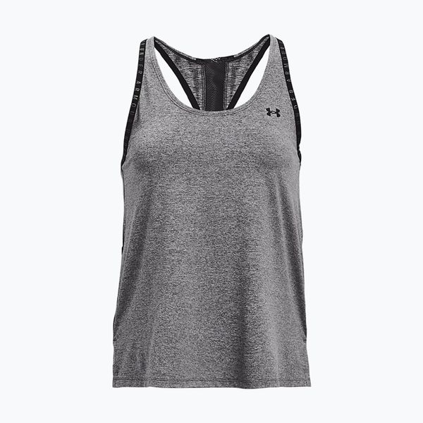 Under Armour Горнище за тренировка за жени Under Armour UA Knockout Mesh Back Tank graphite 1360831