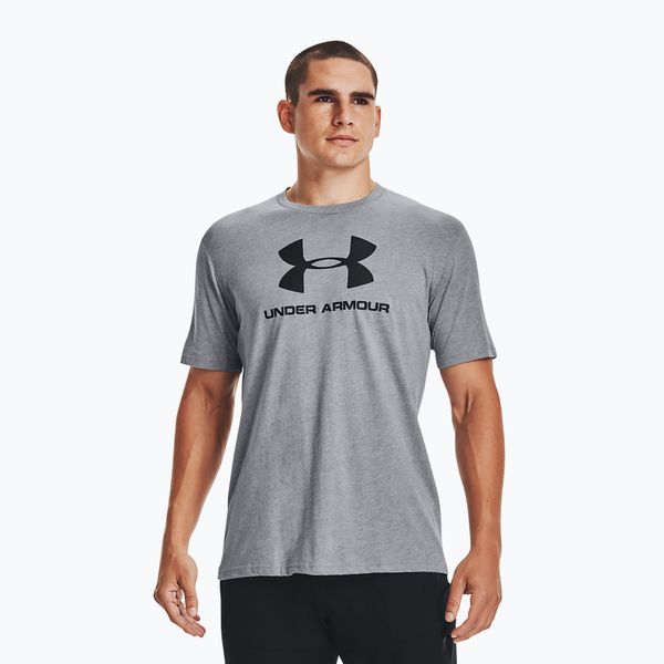 Under Armour Мъжка тренировъчна тениска Under Armour UA Sportstyle Logo SS сива 1329590