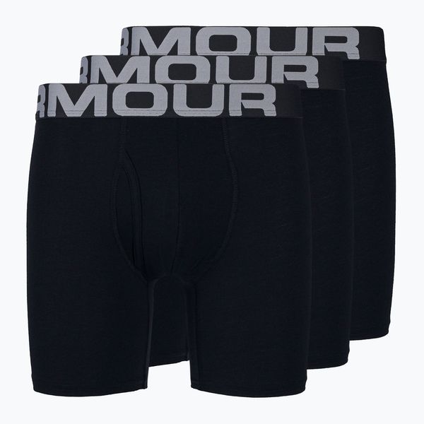 Under Armour Мъжки боксерки Under Armour Charged Cotton 6 in 3 Pack черни UAR-1363617001