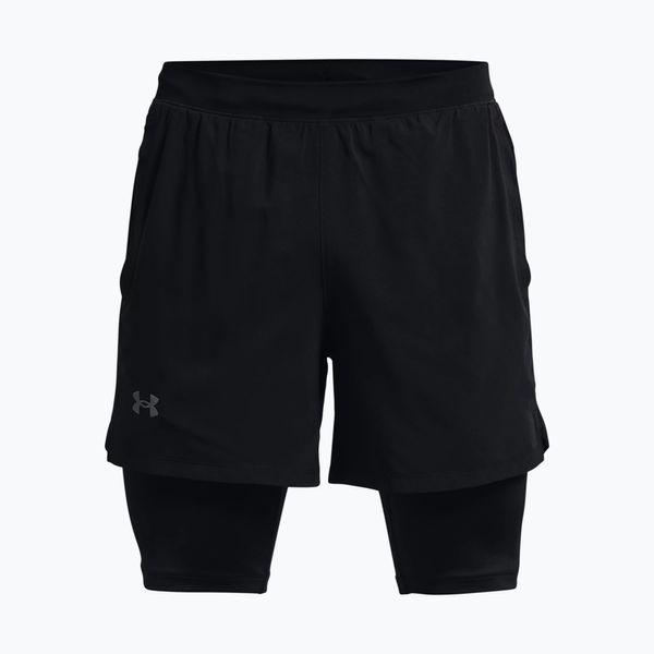 Under Armour Мъжки къси панталони за бягане Under Armour Launch SW 5'' 2N1, черни 1372631