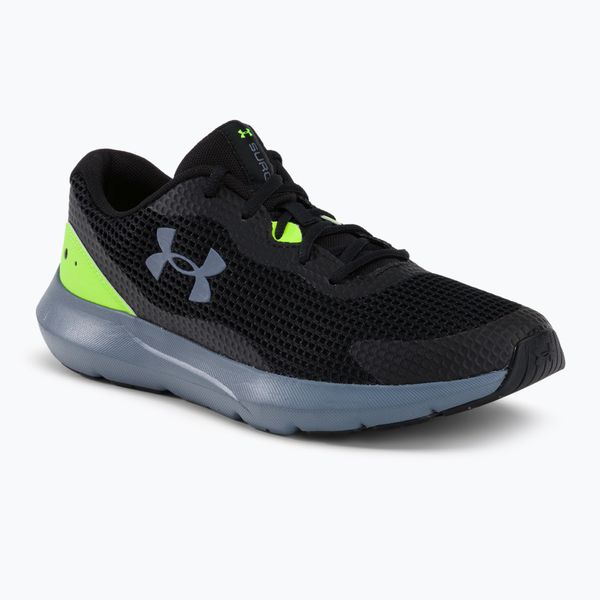 Under Armour Мъжки обувки за бягане Under Armour Surge 3 черно-зелени 3024883