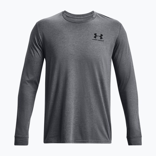 Under Armour Мъжки Under Armour Sportstyle Left Chest LS 012 сив 1329585 тренировъчен дълъг ръкав