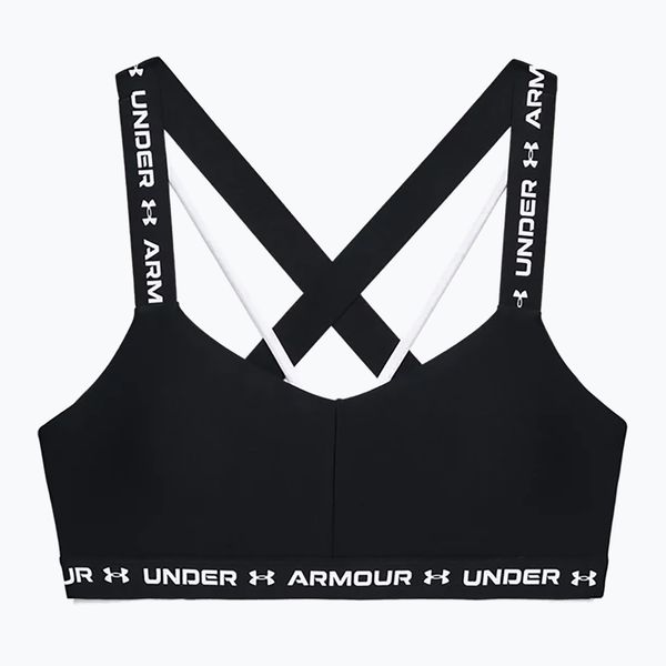 Under Armour Under Armour Crossback Low фитнес сутиен черен 1361033-001