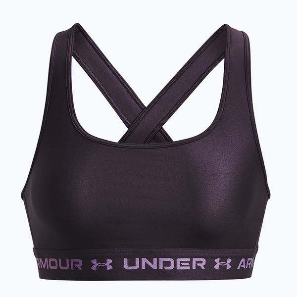 Under Armour Under Armour Crossback Mid лилав фитнес сутиен 1361034-541