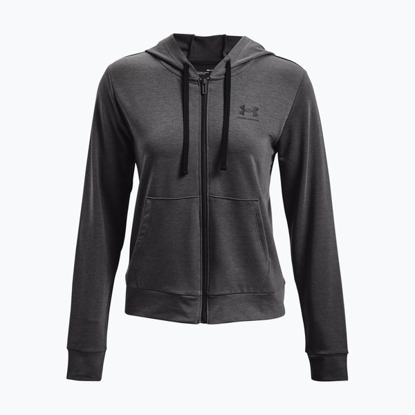 Under Armour Under Armour дамски суитшърт за тренировки Rival Terry Full Zip Hoodie сив 1369853