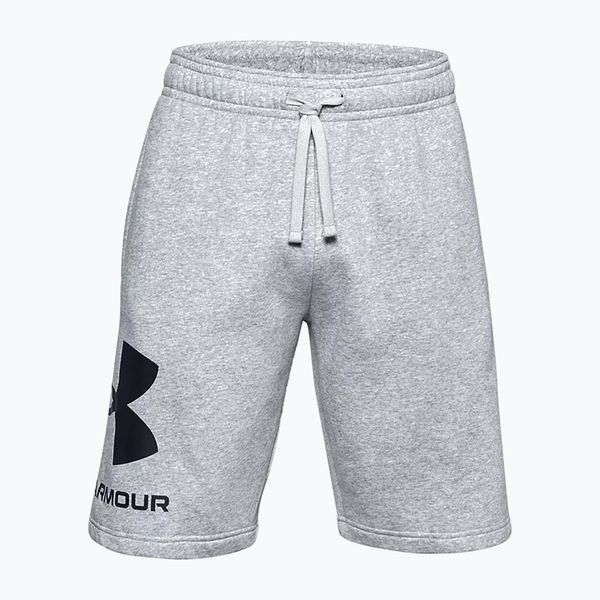 Under Armour Under Armour Rival Fleece сиви мъжки шорти за тренировка 1357118