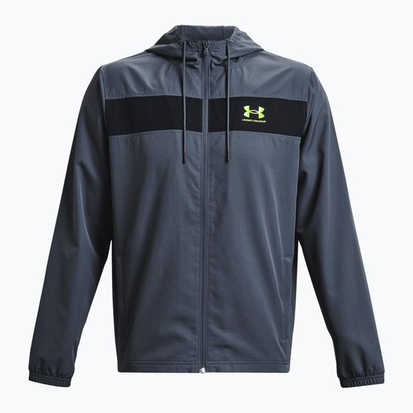 Under Armour Under Armour Sportstyle Windbreaker сиво мъжко яке за тренировка 1361621-044