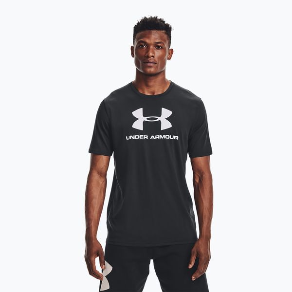 Under Armour Under Armour UA Sportstyle Logo SS Мъжка тениска за тренировка черно 1329590