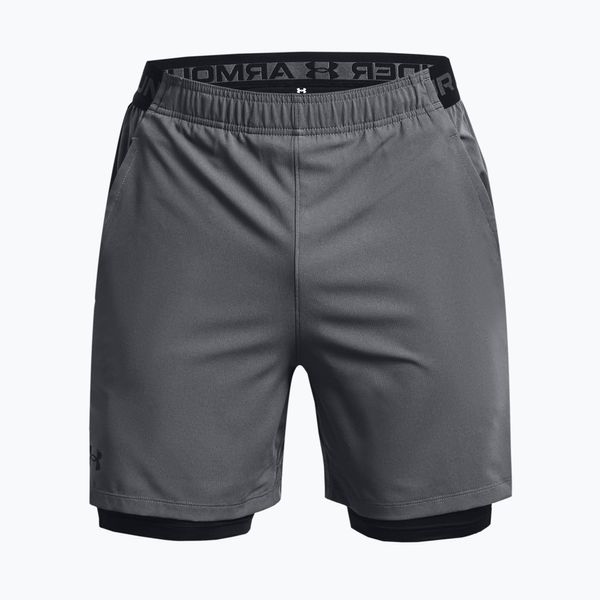 Under Armour Under Armour Vanish Woven 2in1 сиви мъжки шорти за тренировка 1373764