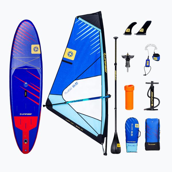 Unifiber SUP дъска с тласкач Unifiber Oxygen iWindSup SL 10'7'' и Compact Rig blue UF900170220