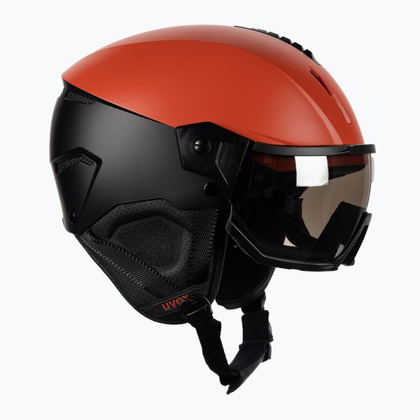 UVEX Ски каска UVEX Instinct Visor black/red 56/6/260/7005
