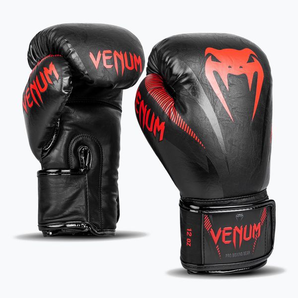 Venum Venum Impact боксови ръкавици черни VENUM-03284-100-10OZ